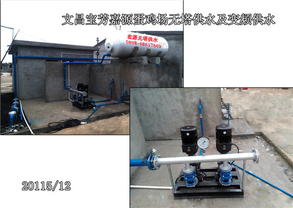 文昌寶芳嘉源養(yǎng)雞場變頻4.4KW