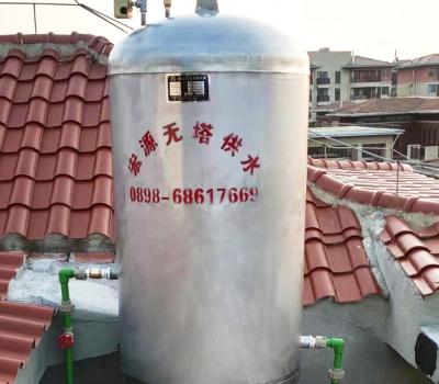 2019.11.13?？谑协偤４蟮佬胚_(dá)海天下別墅區(qū)1T不銹鋼無塔生活用水